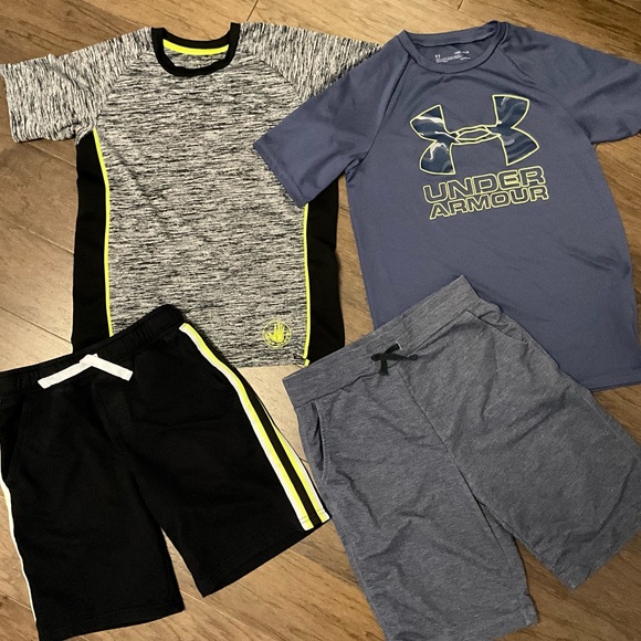 Other - EUC Sz 10-12 Bundle Boys Tee & Shorts